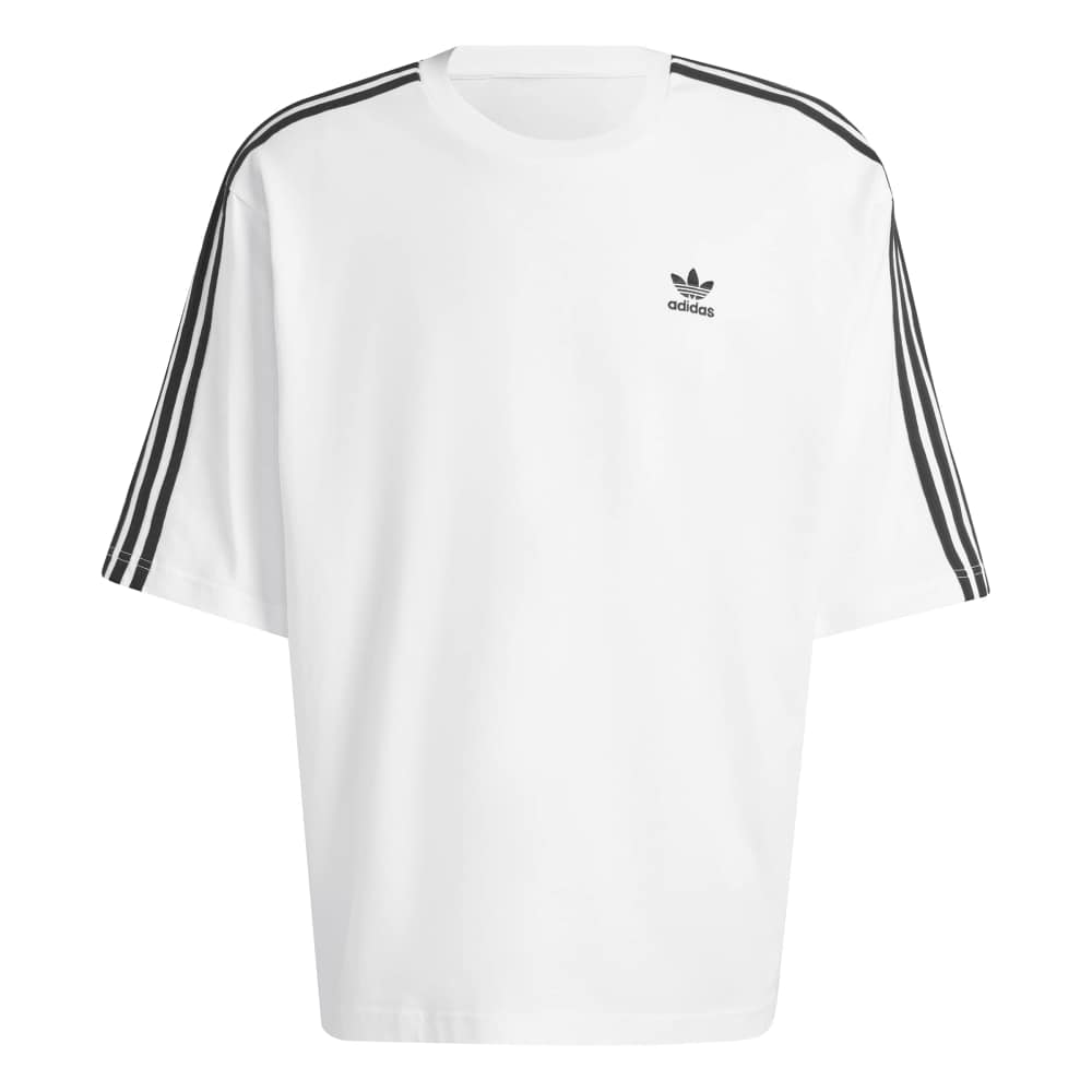 Adidas 3-Stripes Oversized Tee - White