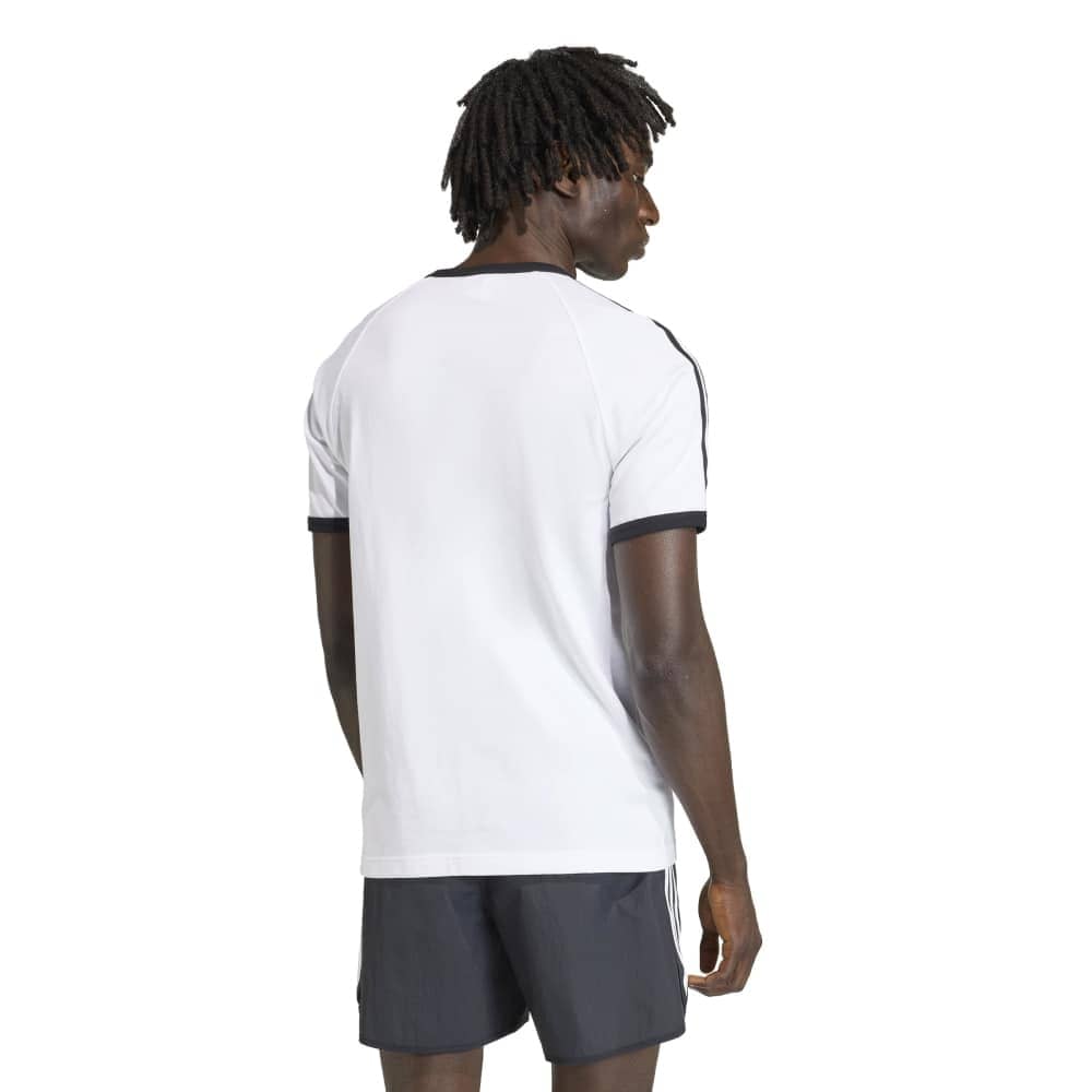 Adidas 3-Stripes Slim Ringer T-Shirt - White