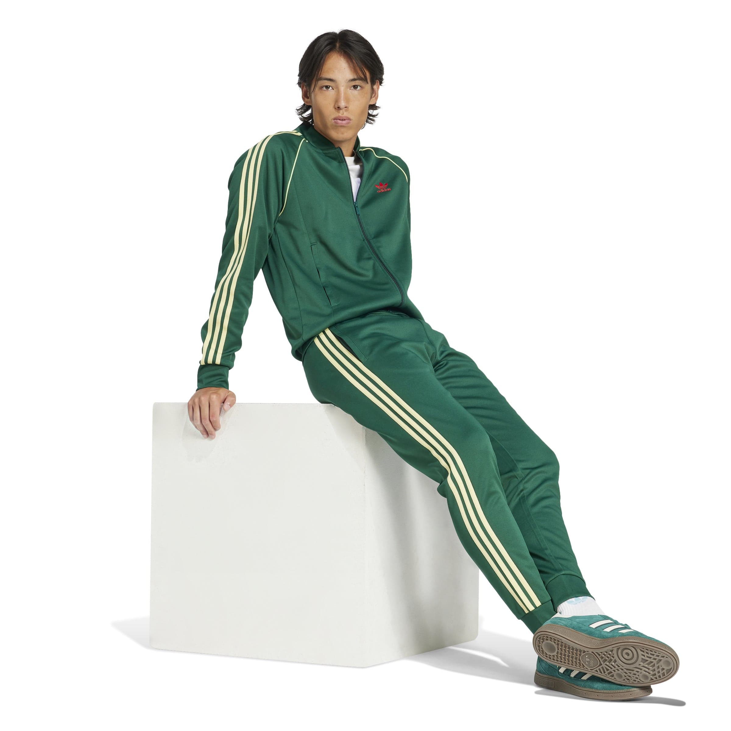 Adidas Adicolor Classics SST Track Top - Green / Yellow