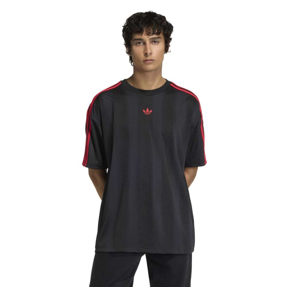 adidas Adicolor Jacquard Jersey - Black / Red