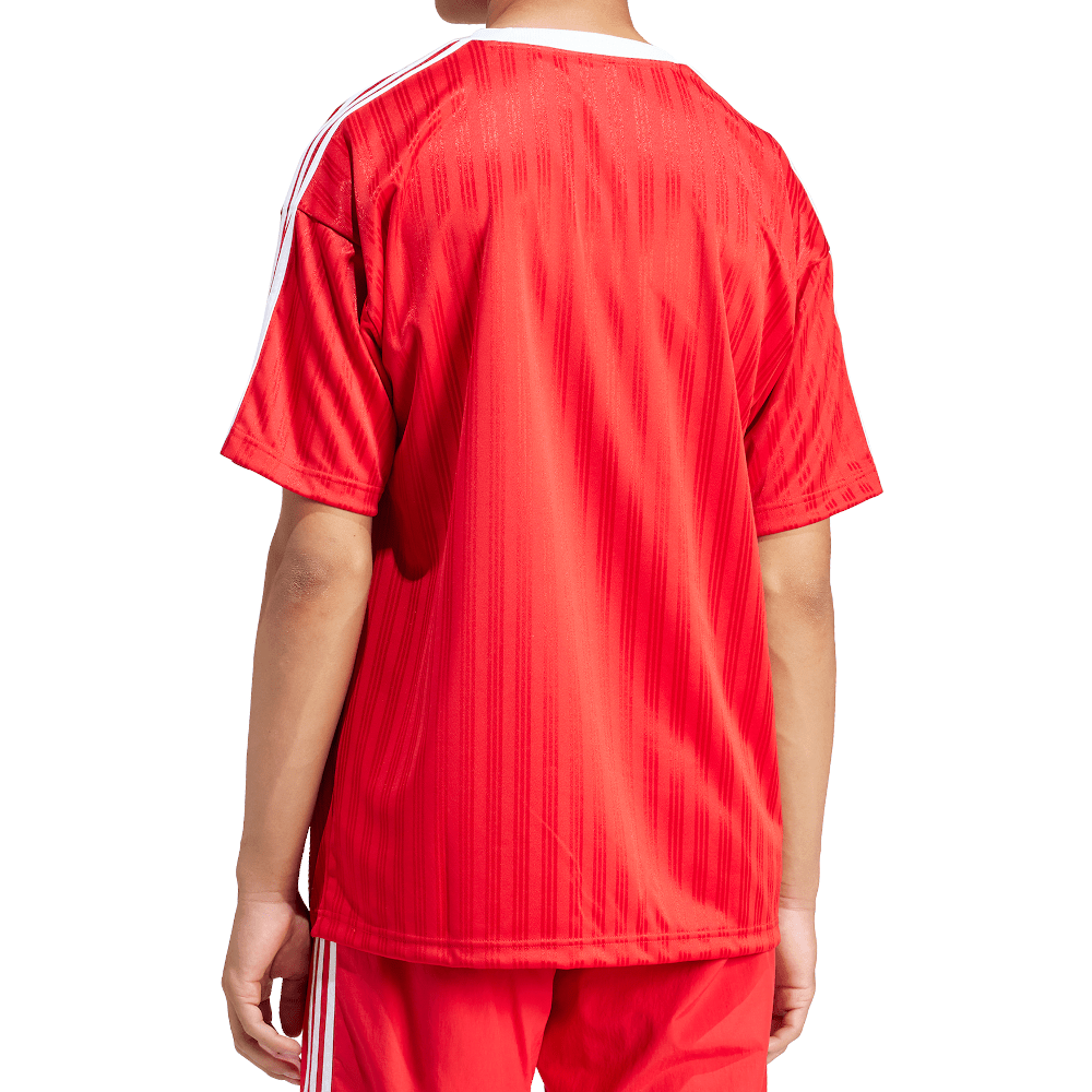 adidas Adicolor Poly Tee - Better Scarlet / White