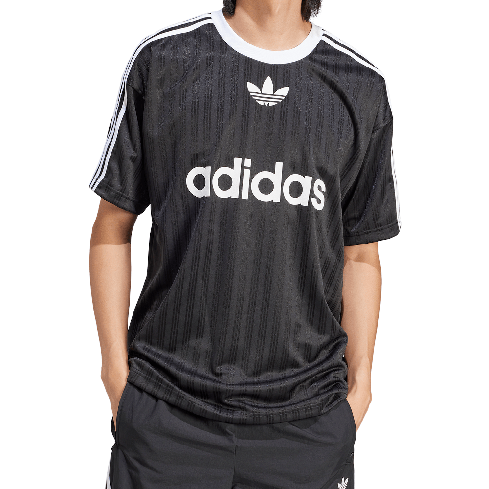 adidas Adicolor Poly Tee - Black / White