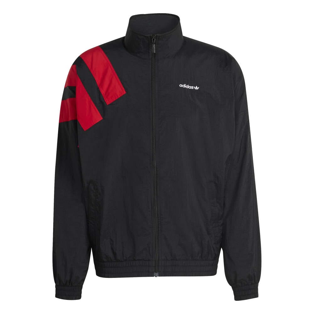 adidas Archive Blocked Track Top - Black / Better Scarlet