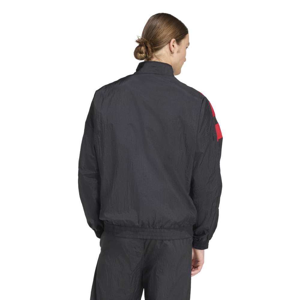 adidas Archive Blocked Track Top - Black / Better Scarlet