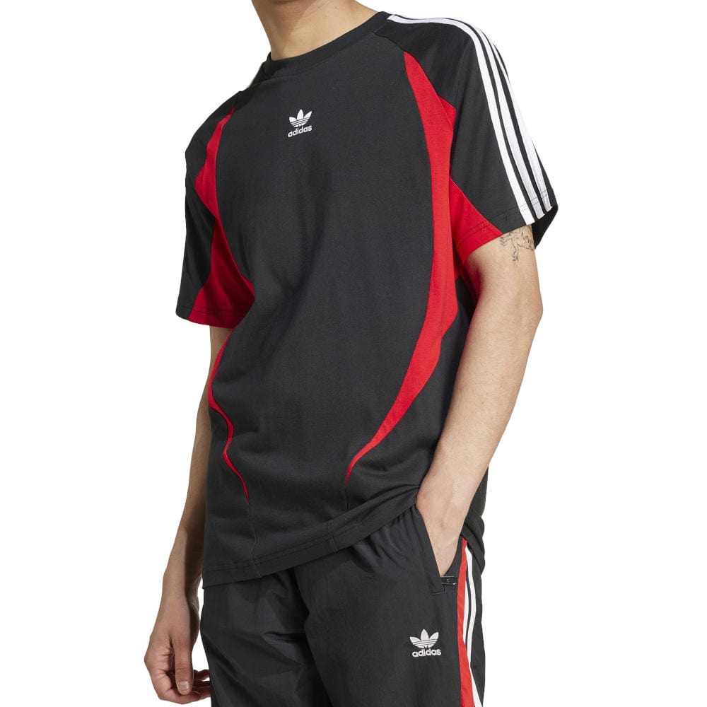 adidas Archive Tee - Black / Better Scarlet