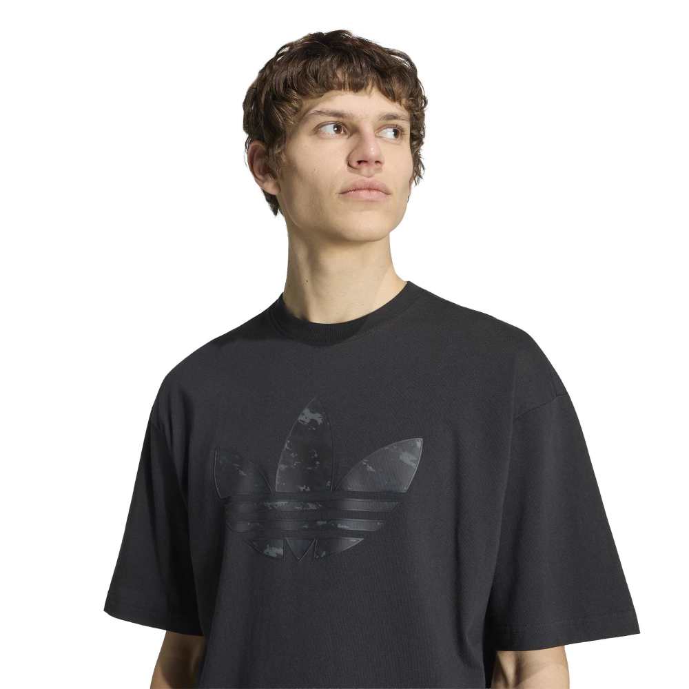 Adidas Camo 2 Infill Trefoil Tee - Black