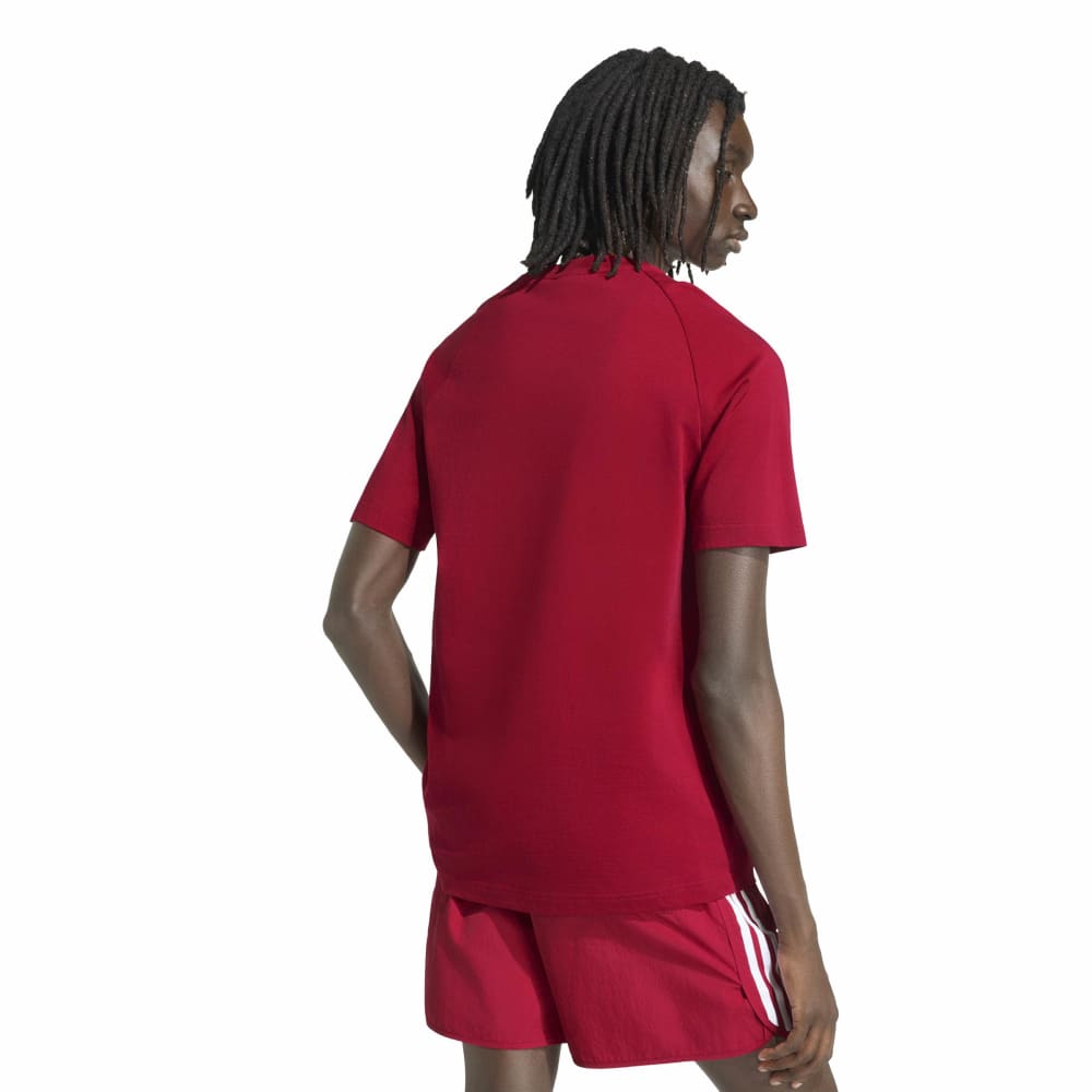 Adidas Chest Stripes Tee - Team Victory Red
