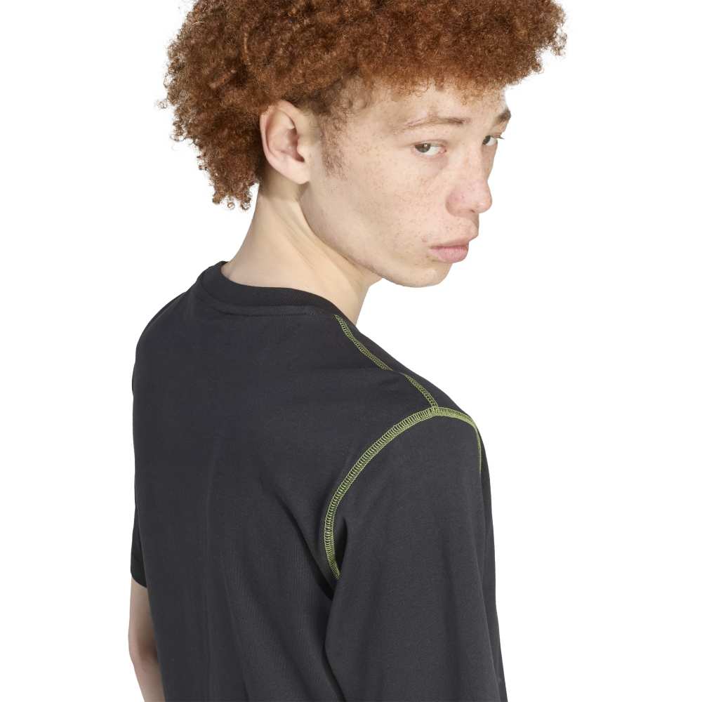 adidas Distressed Graphic Tee - Black