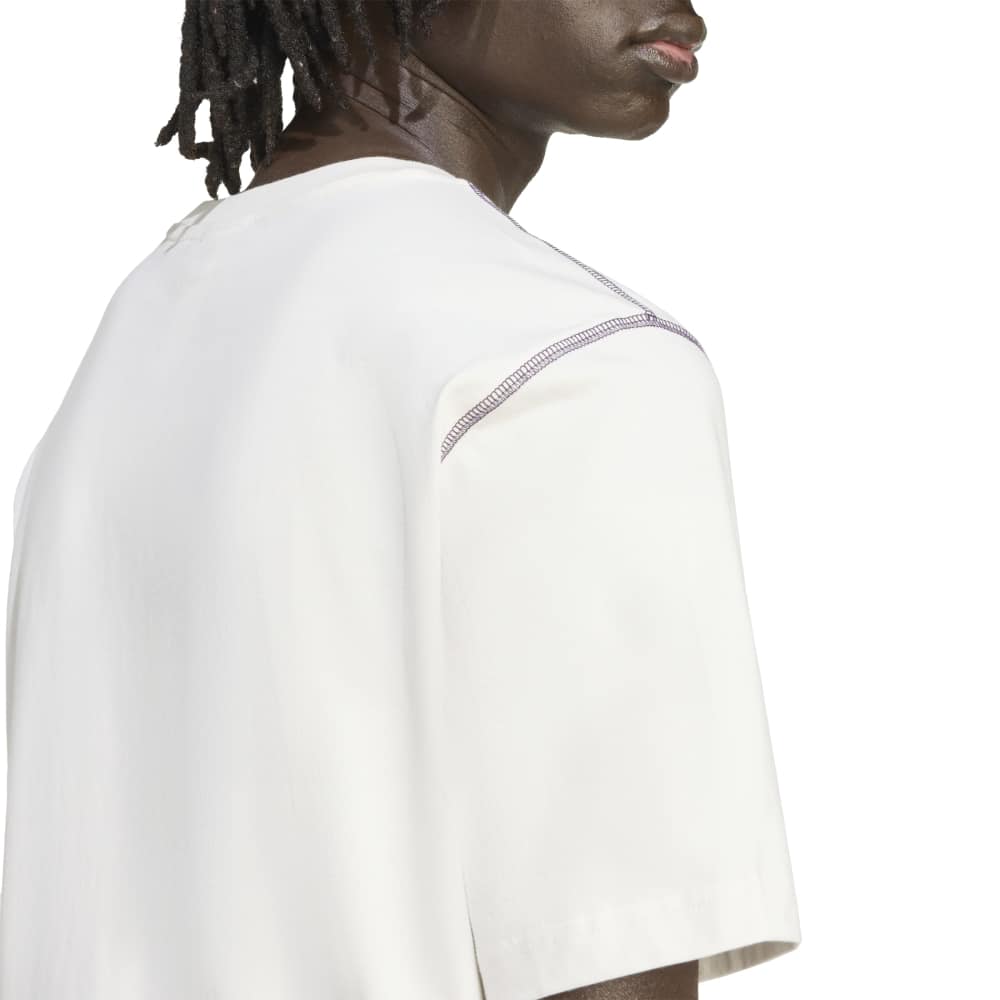 adidas Distressed Graphic Tee - Cloud White