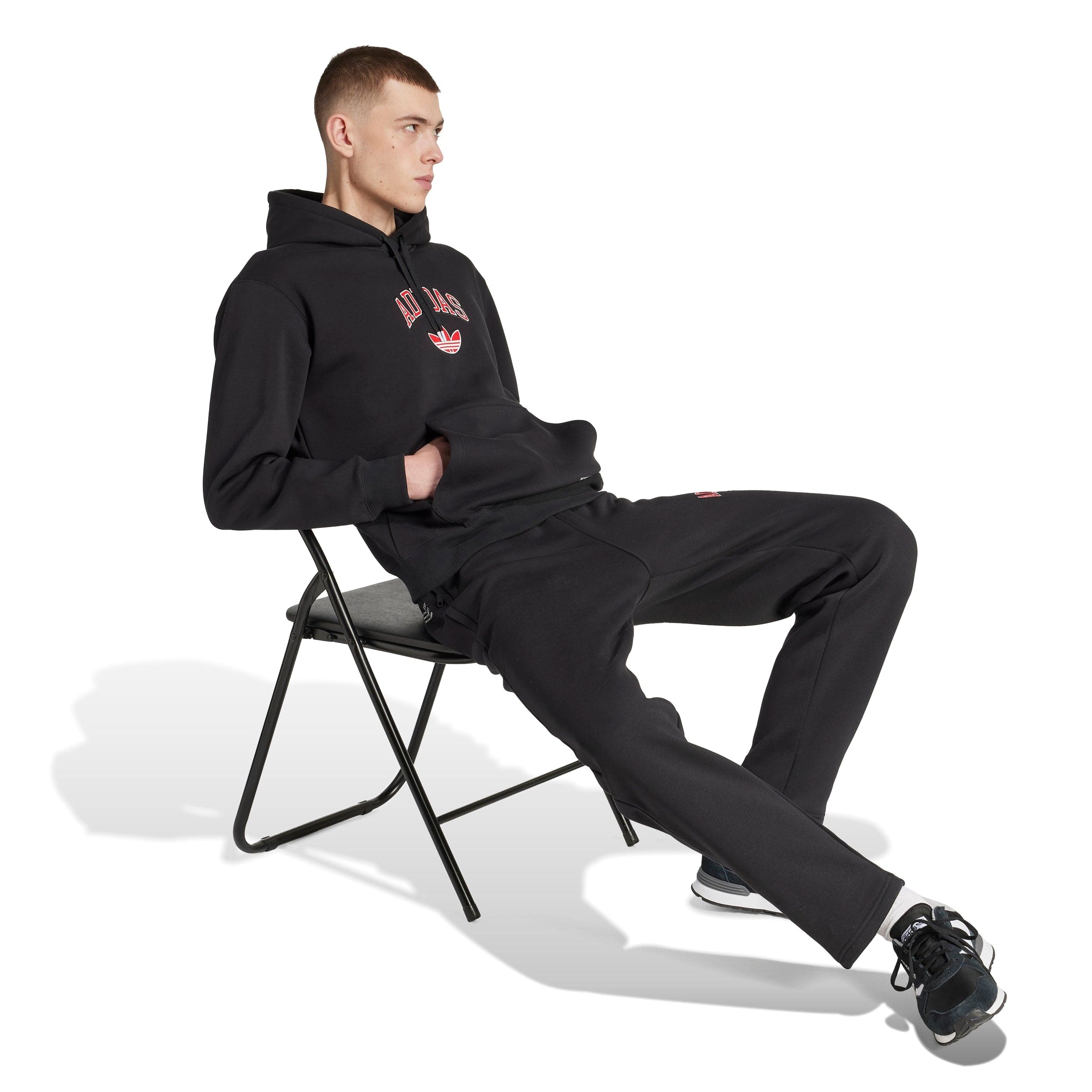 adidas EXT Q12 Varsity Hoodie - Black