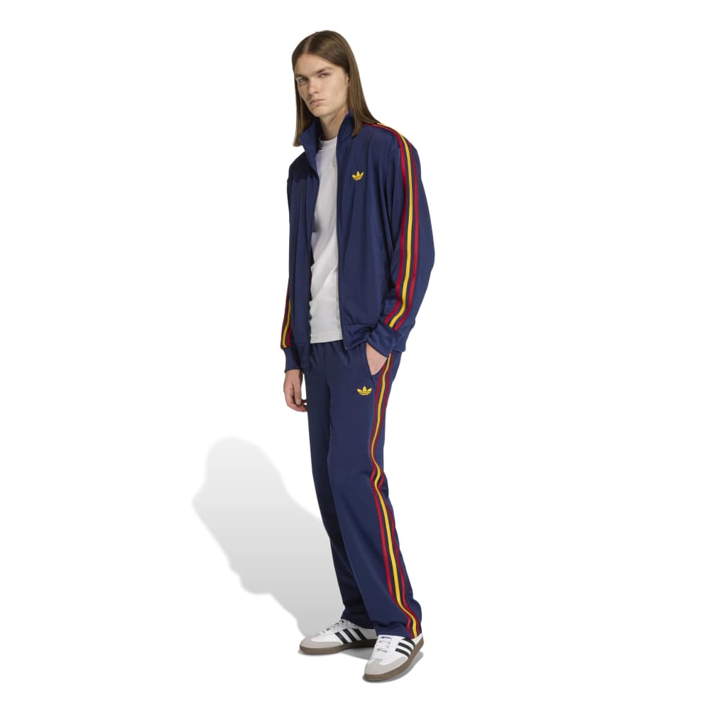 adidas Firebird Track Top - Dark Blue / Crew Yellow / Team Power Red 2