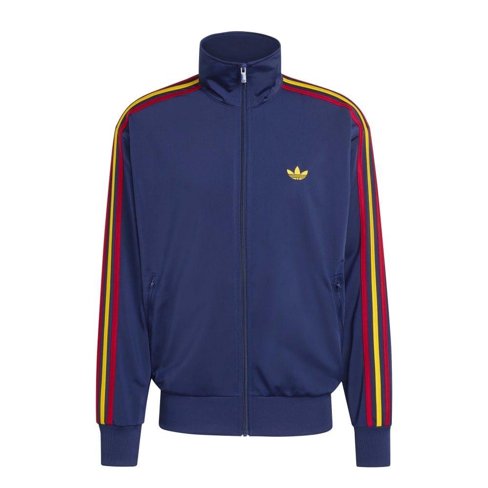 adidas Firebird Track Top - Dark Blue / Crew Yellow / Team Power Red 2