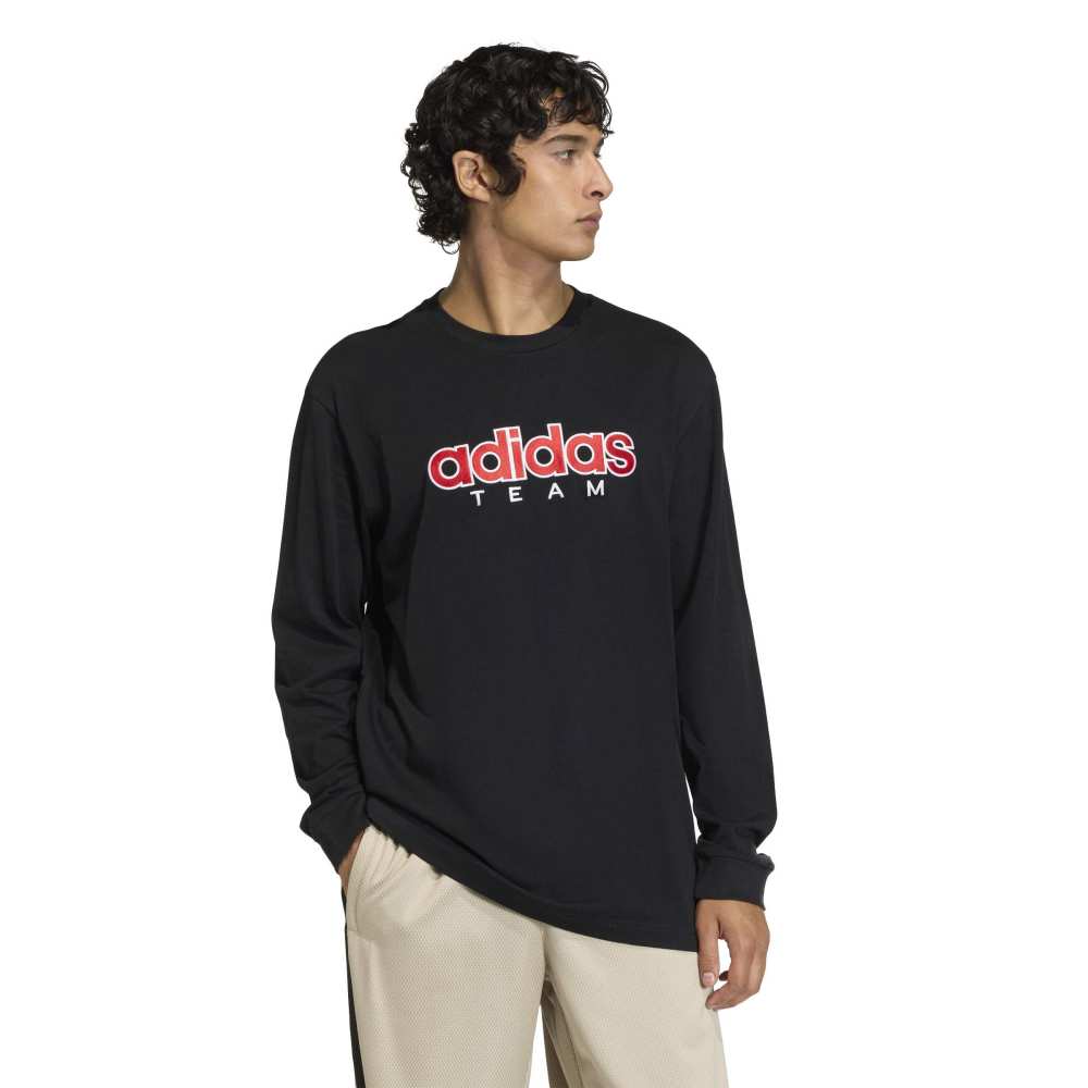 adidas GFX Long Sleeve Tee - Black