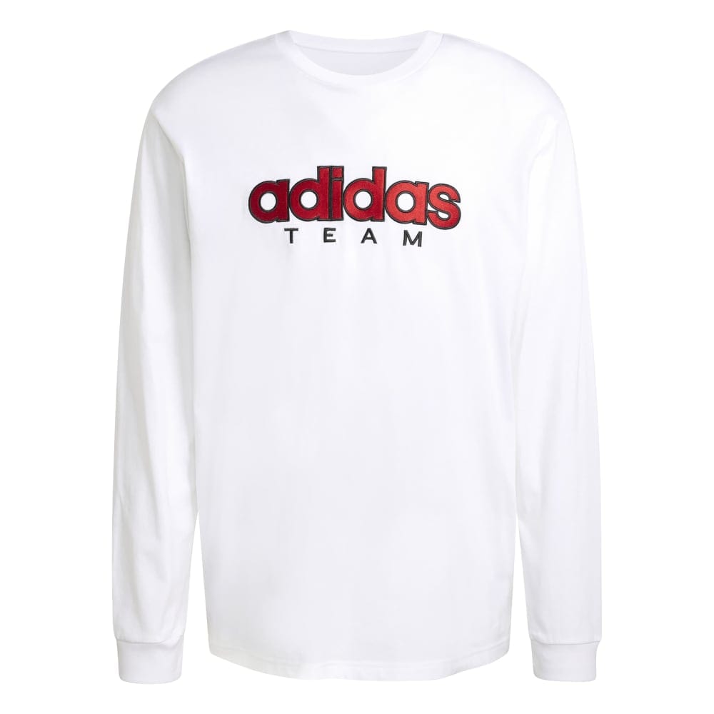 adidas GFX Long Sleeve Tee  - White
