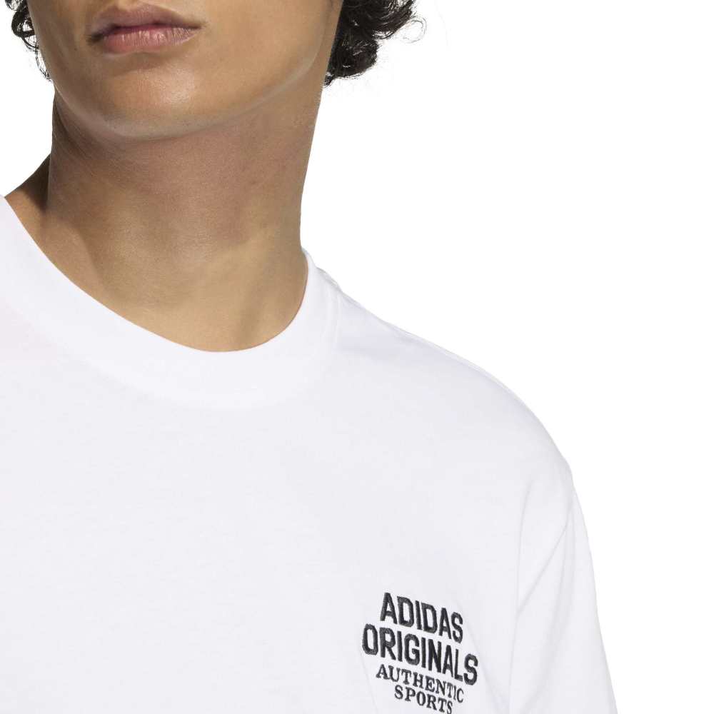 Adidas GFX Varsity Tee - White