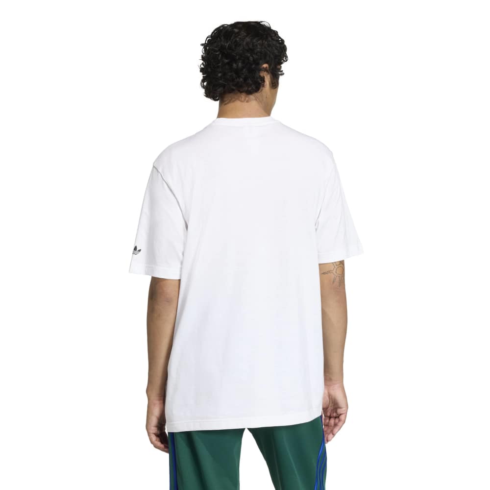 Adidas GFX Varsity Tee - White