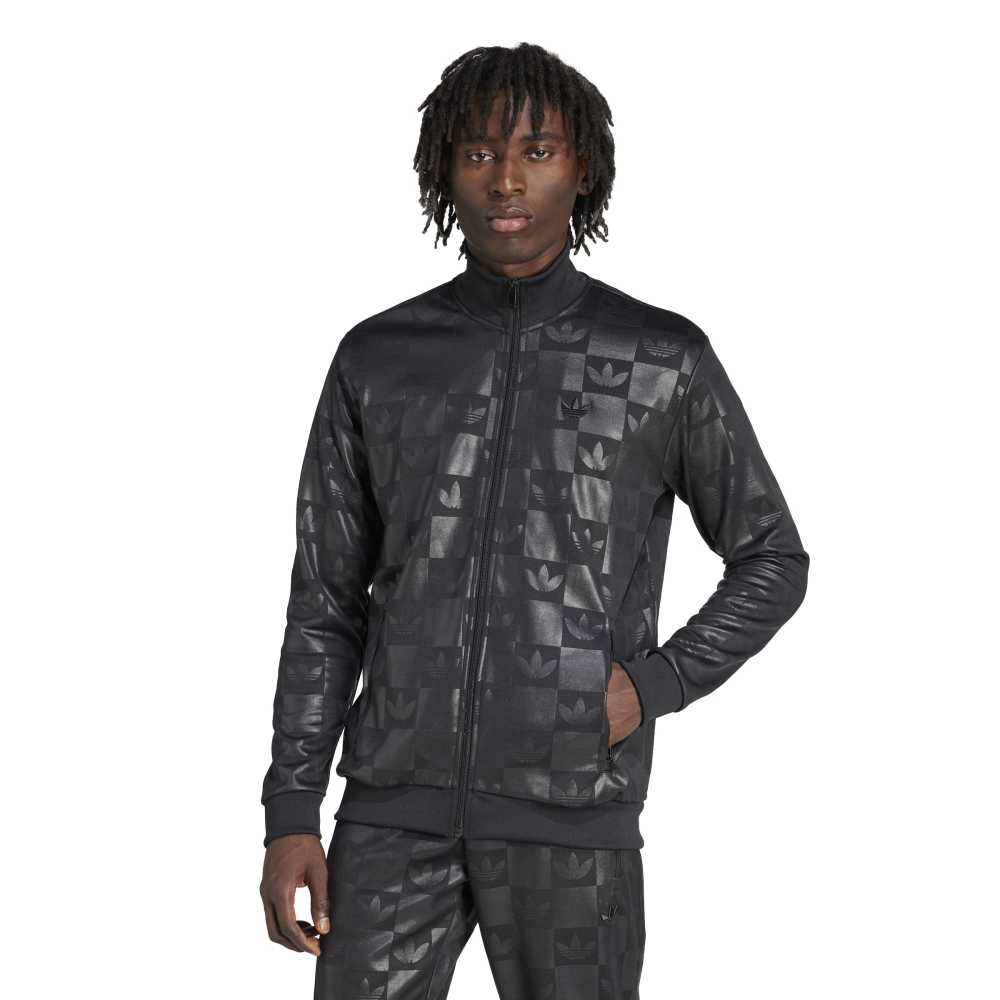 adidas Monogram All Over Print Track Top - Black