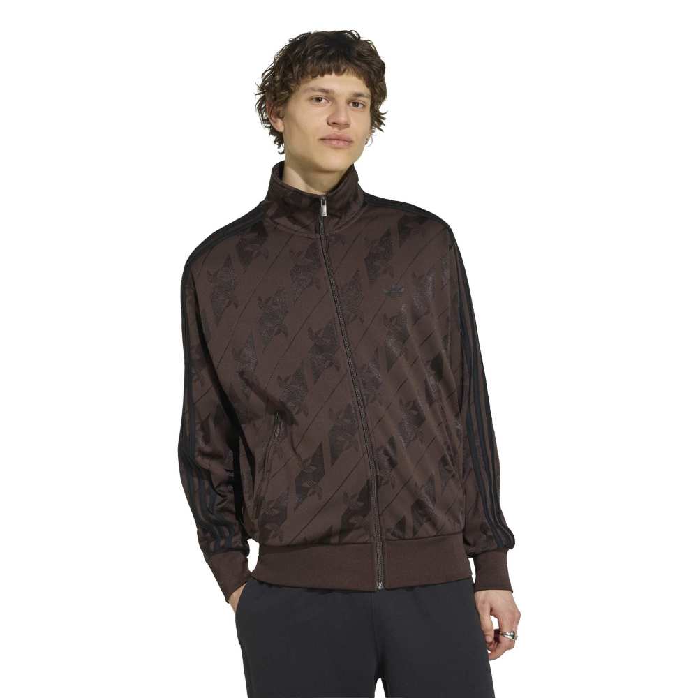 Adidas Monogram Firebird Track Top - Aurora Coffee