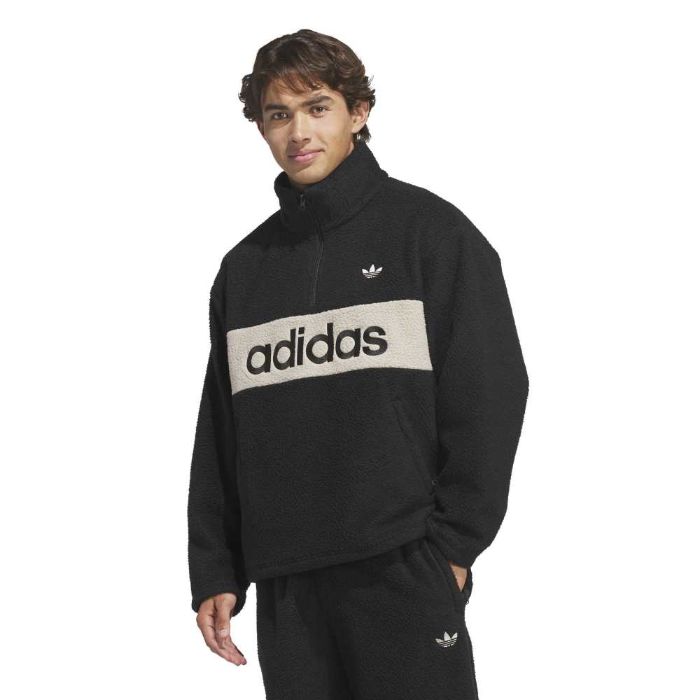 Adidas Originals Polar Fleece Pullover - Black