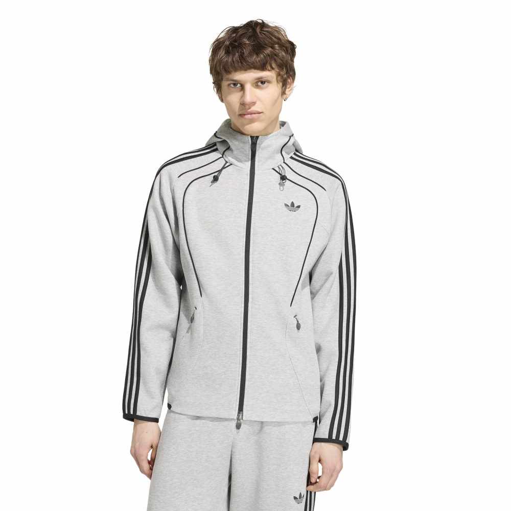 Adidas Spacer Teamgeist 26 Cutline Fullzip Hoodie - Medium Grey Heather