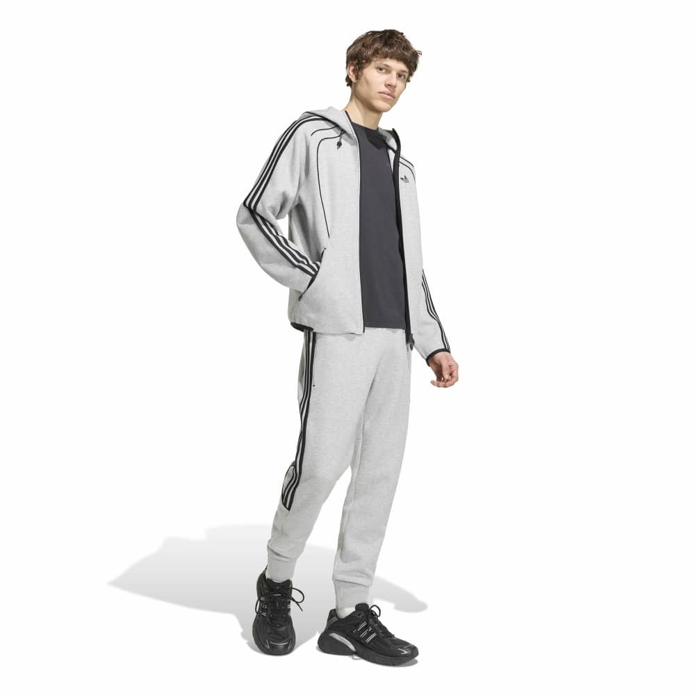 Adidas Spacer Teamgeist 26 Cutline Fullzip Hoodie - Medium Grey Heather