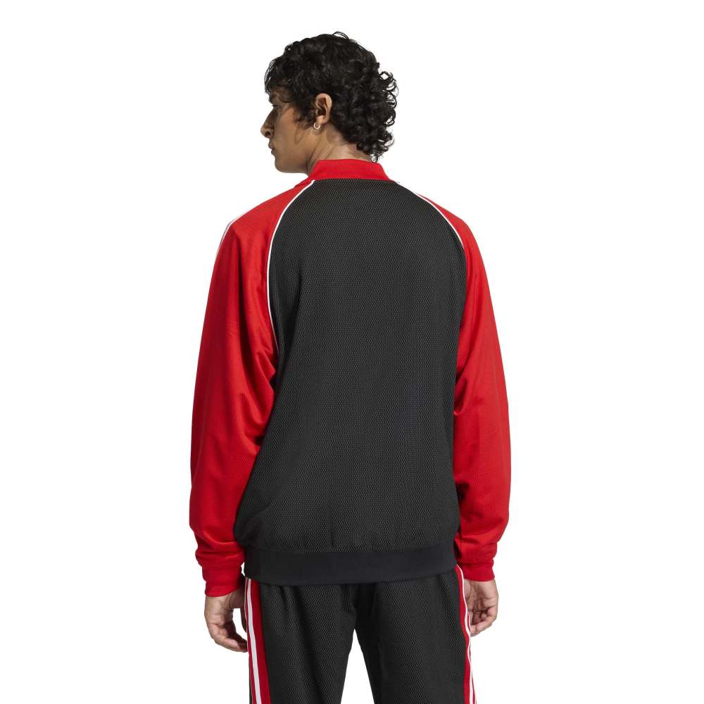 adidas SST Loose Mesh Track Top - Black