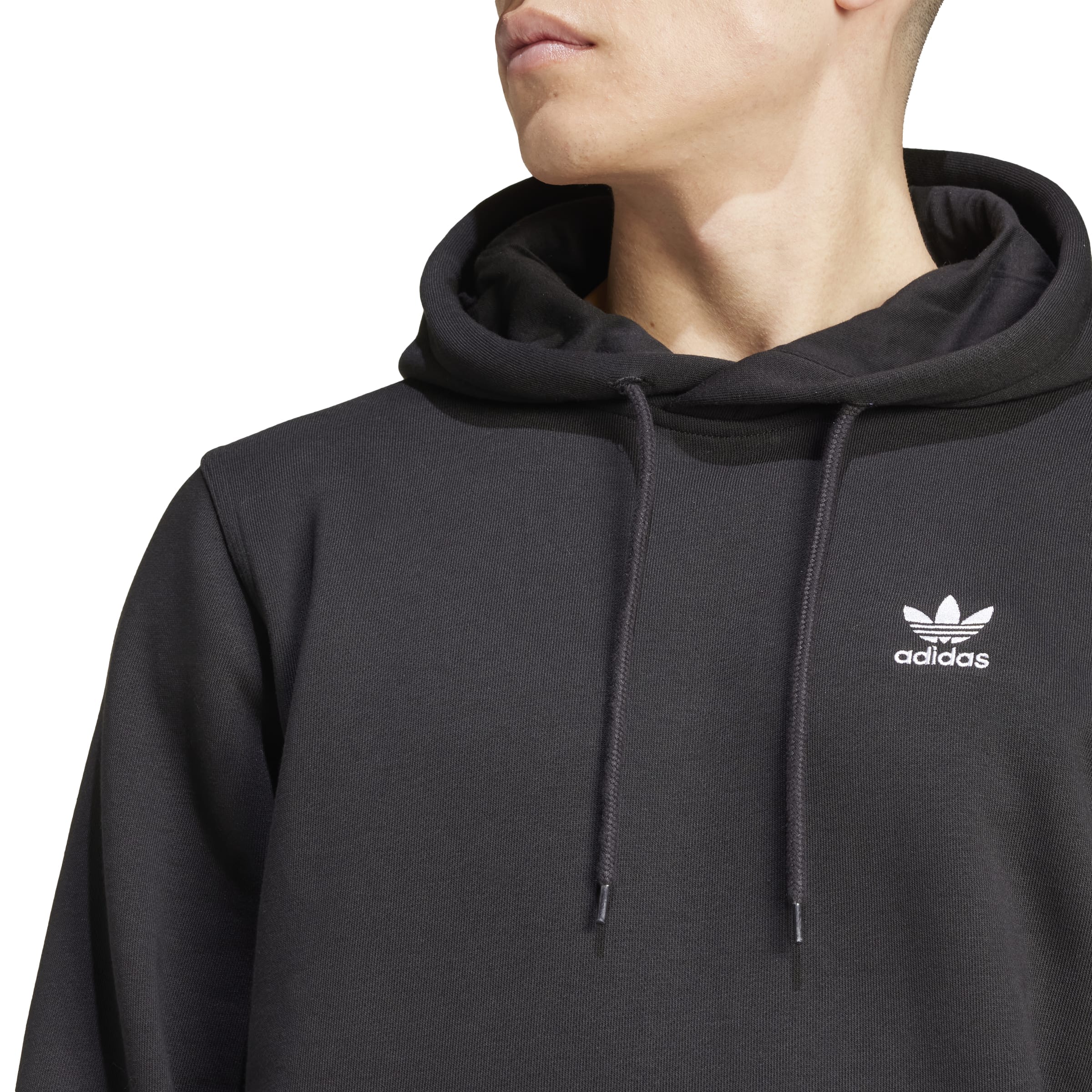 Adidas Trefoil Essentials Hoodie - Black