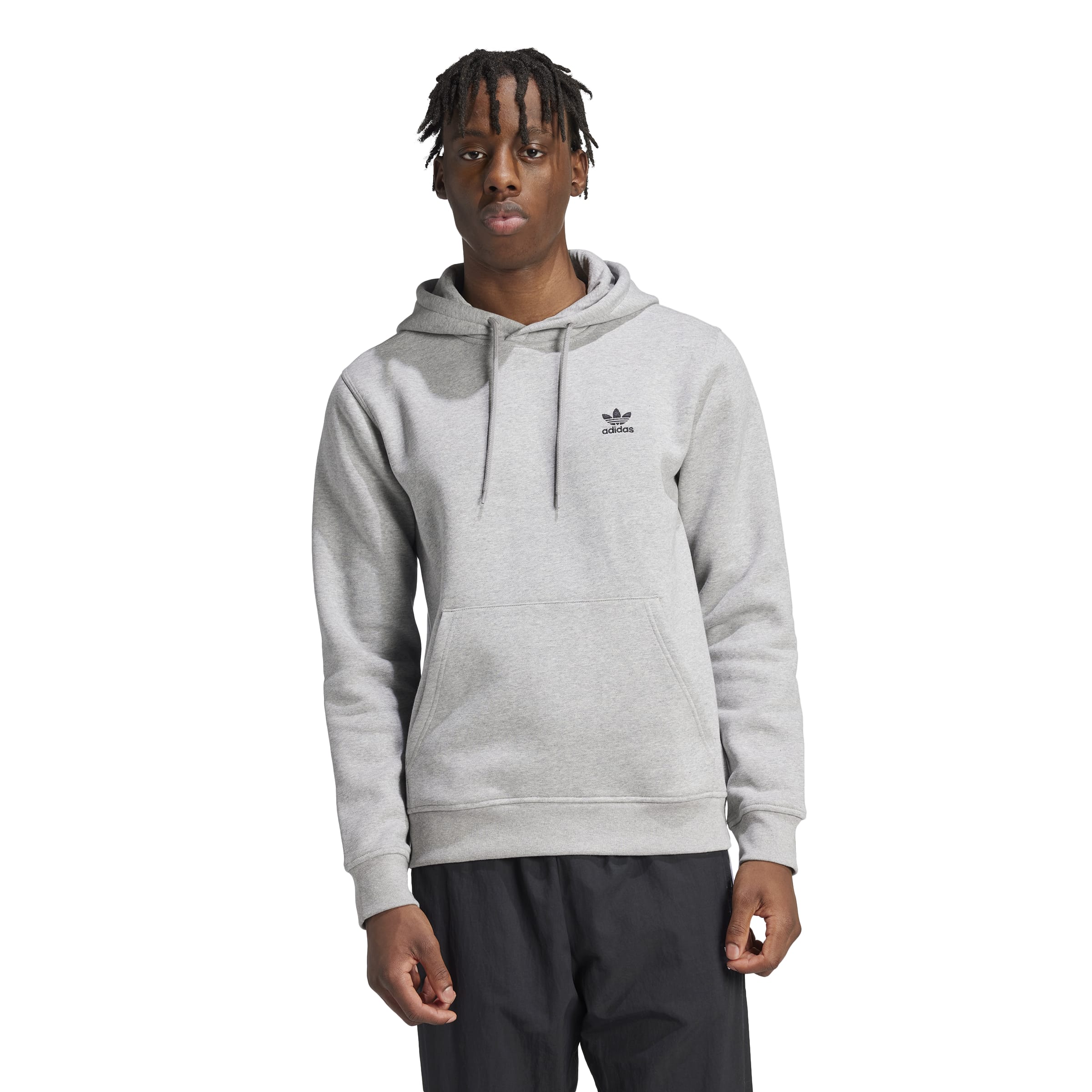 Adidas Trefoil Essentials Hoodie - Grey