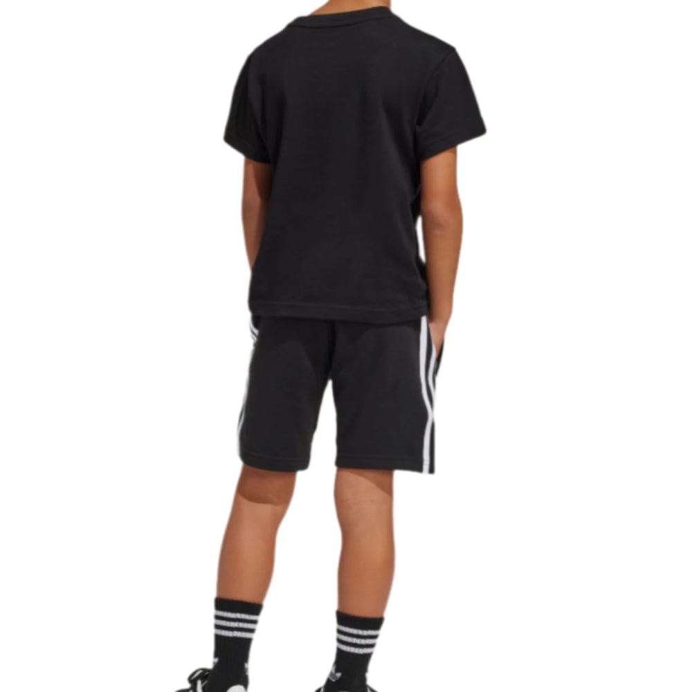 adidas Childrens Adicolor Trefoil Short Tee Set - Black