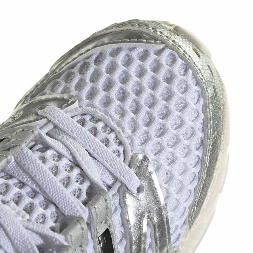 Adidas Childrens Adistar Control 5 - White / Silver Metallic / Green