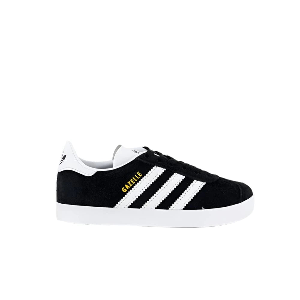 Adidas Childrens Gazelle - Black / White / Gold