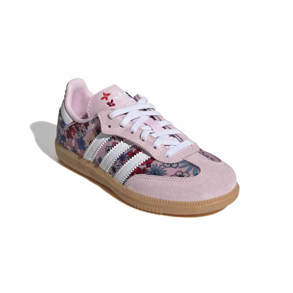 adidas Childrens Liberty London Samba OG Comfort Closure Elastic -  Pink / White