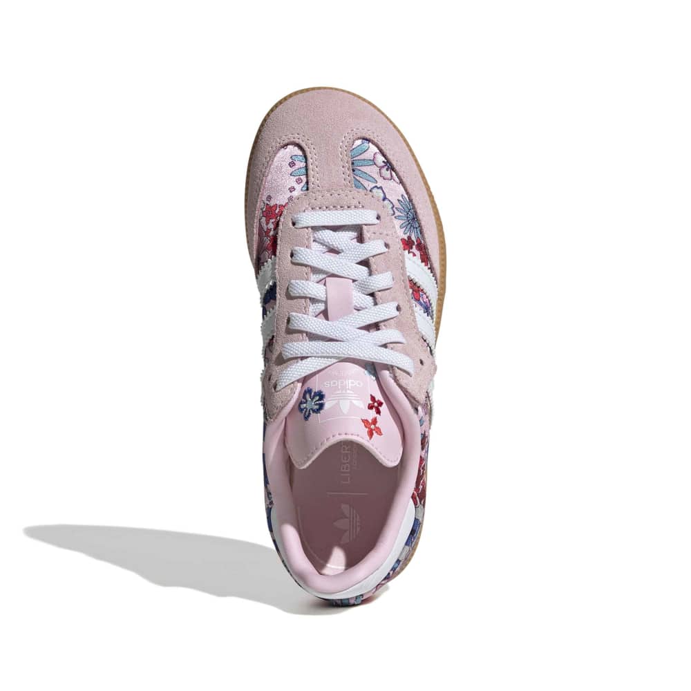 adidas Childrens Liberty London Samba OG Comfort Closure Elastic -  Pink / White