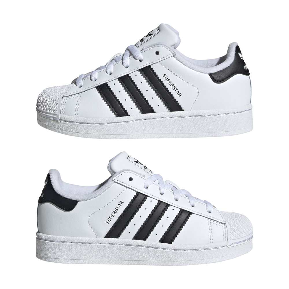 adidas Childrens Superstar II Comfort Closure - White / Black