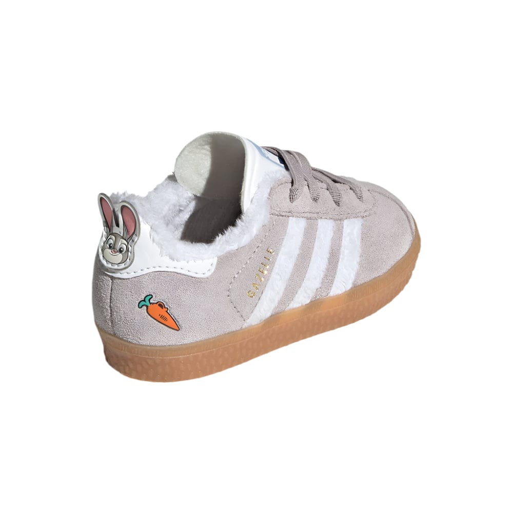 adidas Infants Gazelle X Zootopia CF EL Judy Hopps - Grey / Cloud White / Gum