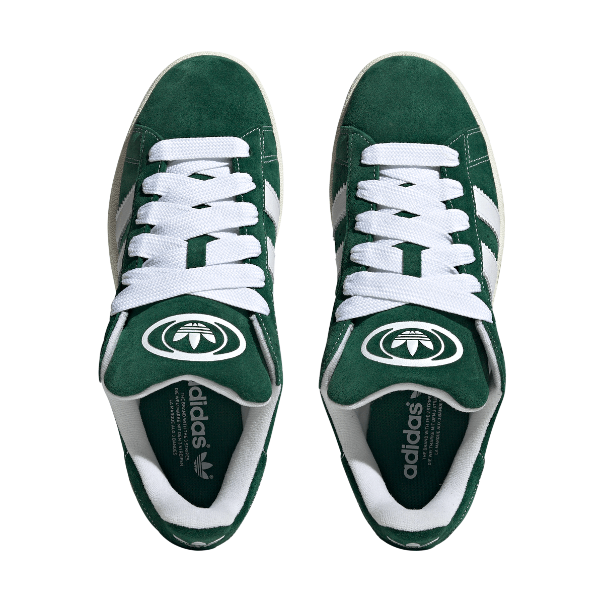 adidas Campus 00s - Dark Green / White