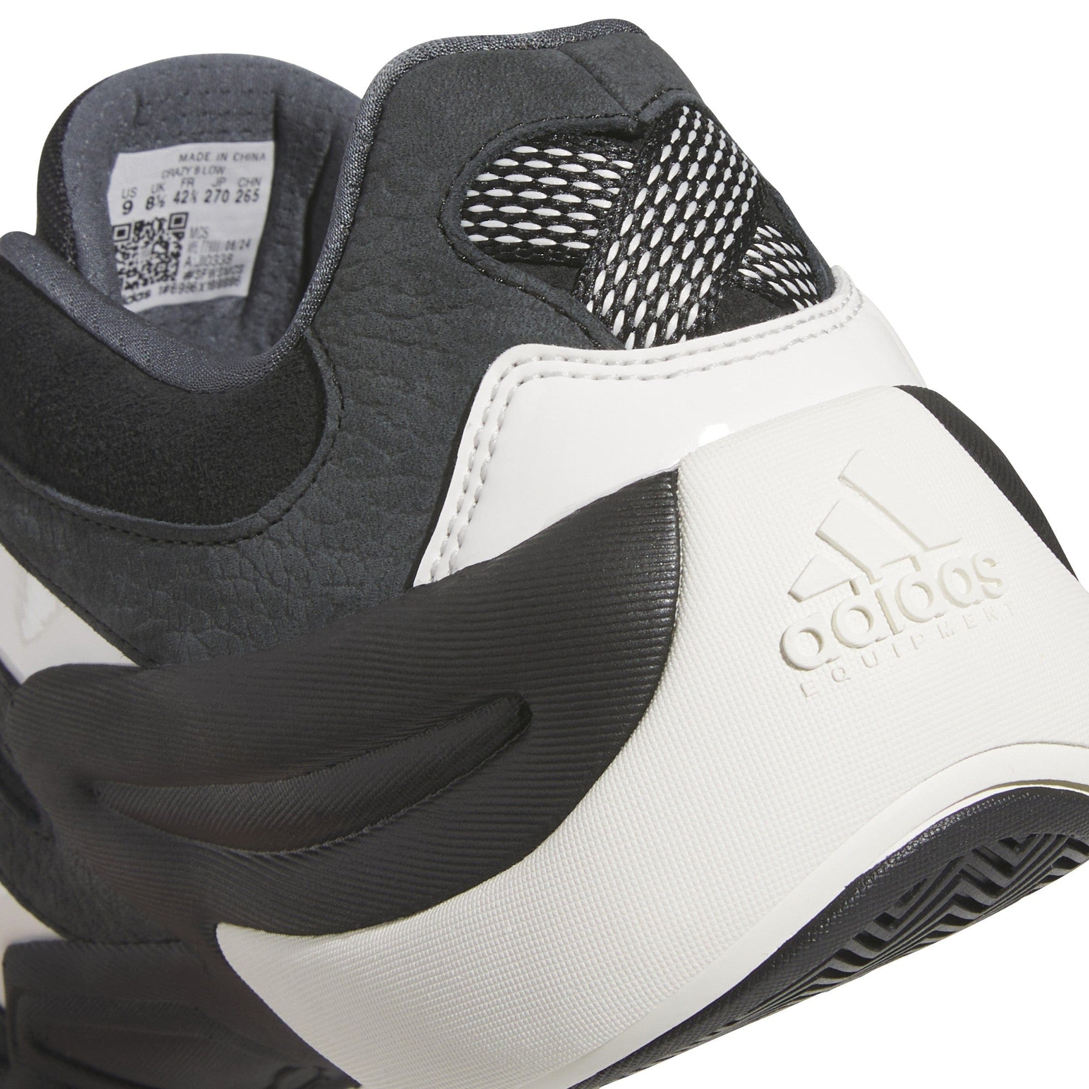 Adidas Crazy 8 Low - Black / White