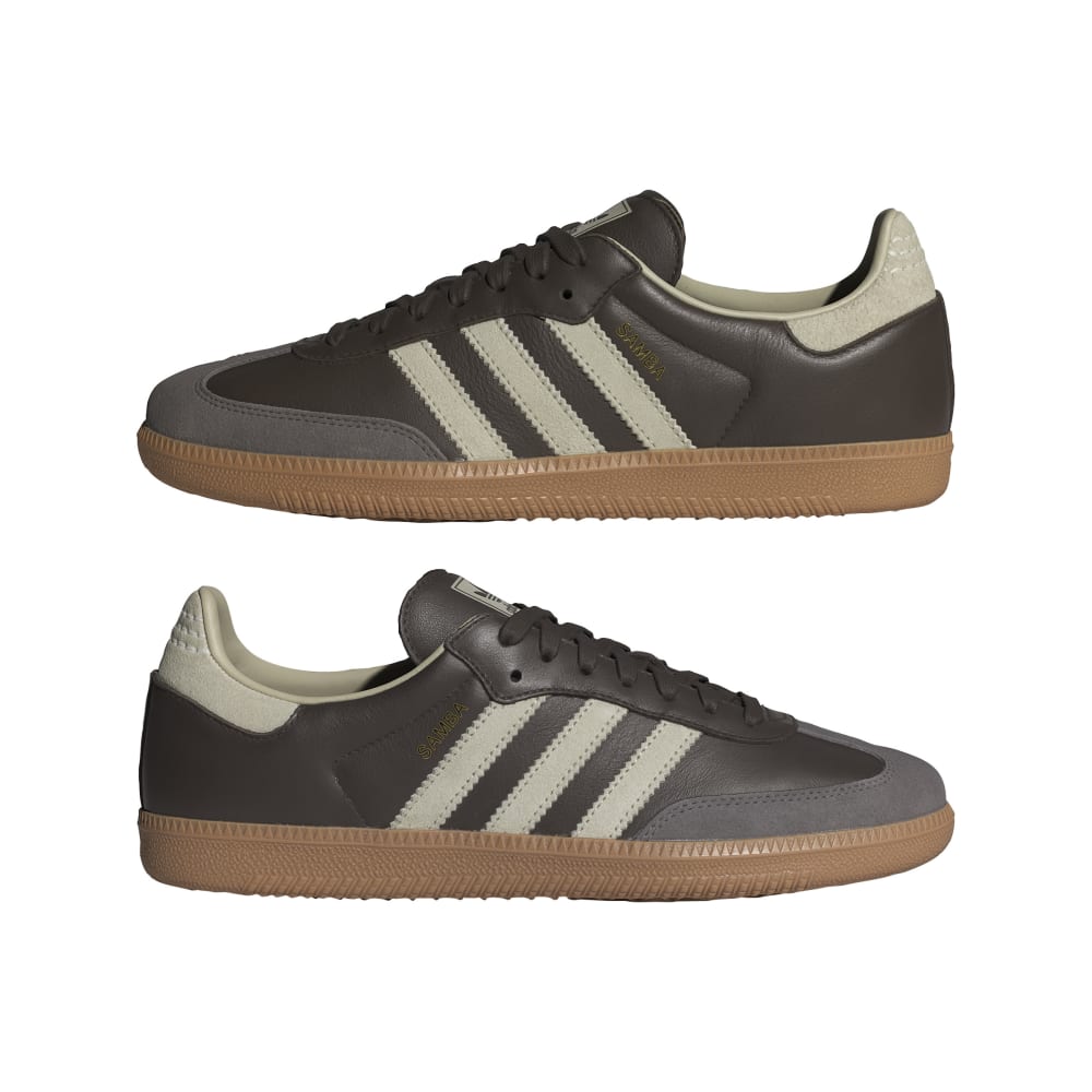 adidas Samba OG - Brown / Putty Grey / Gold Metallic