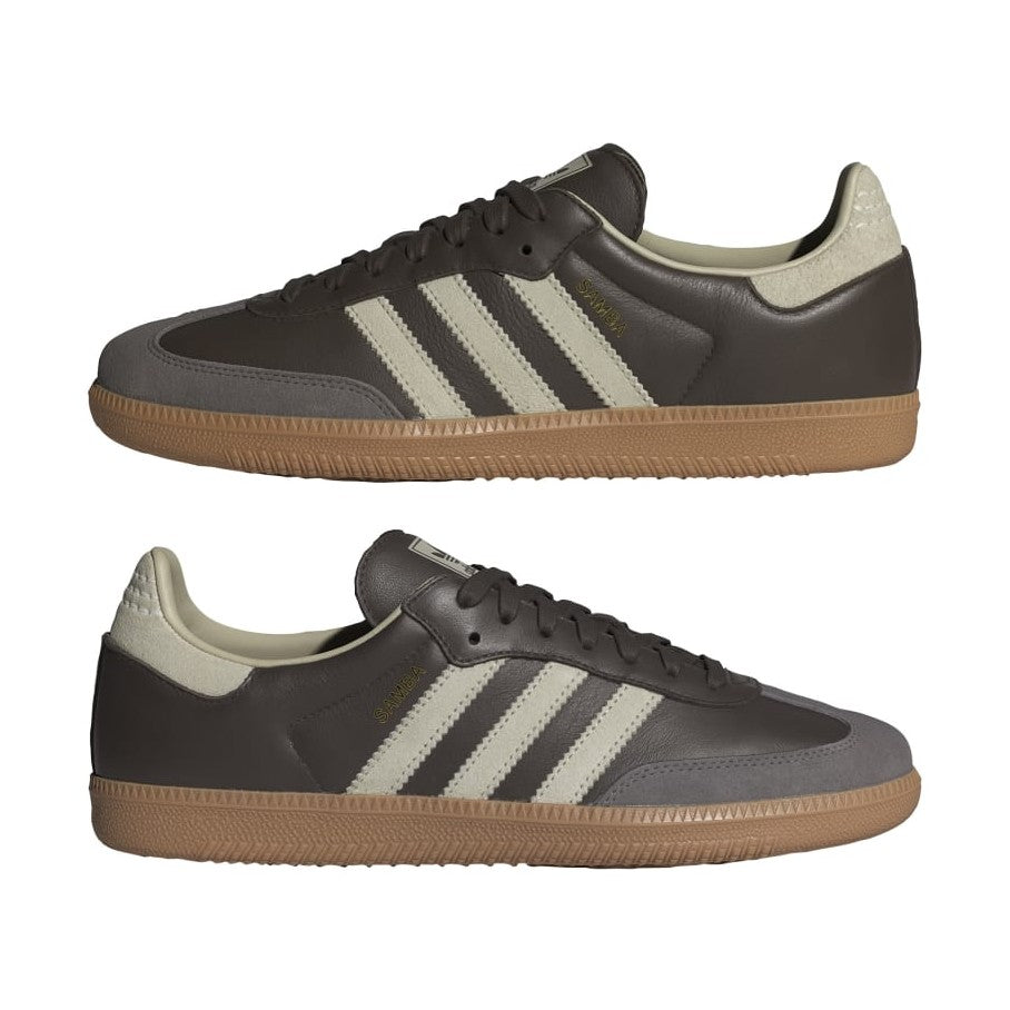 adidas Samba OG - Brown / Putty Grey / Gold Metallic
