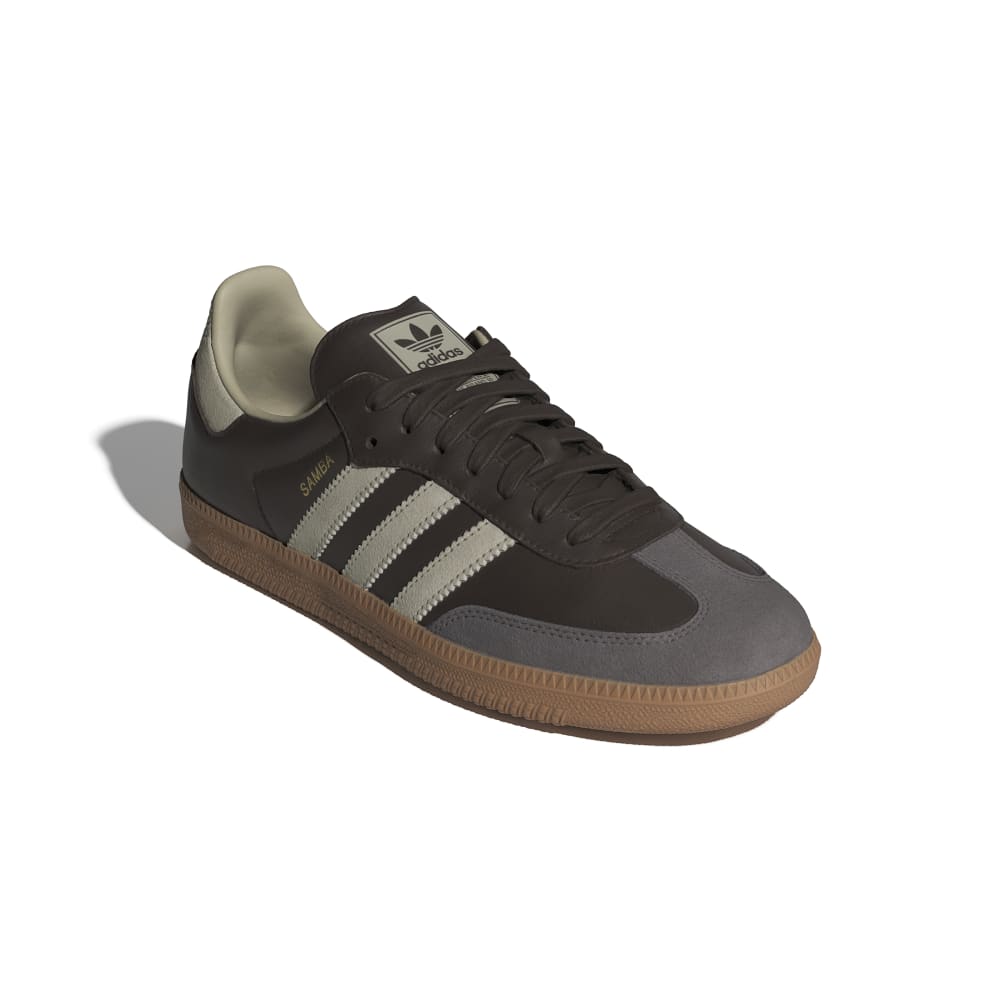 adidas Samba OG - Brown / Putty Grey / Gold Metallic