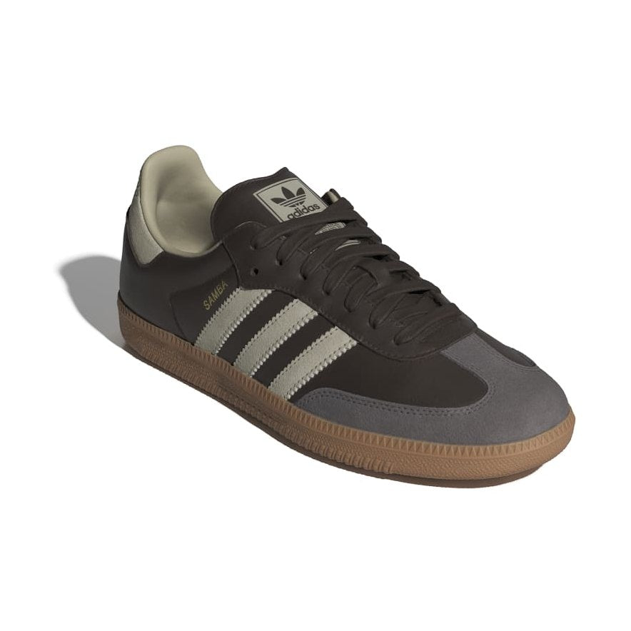 adidas Samba OG - Brown / Putty Grey / Gold Metallic