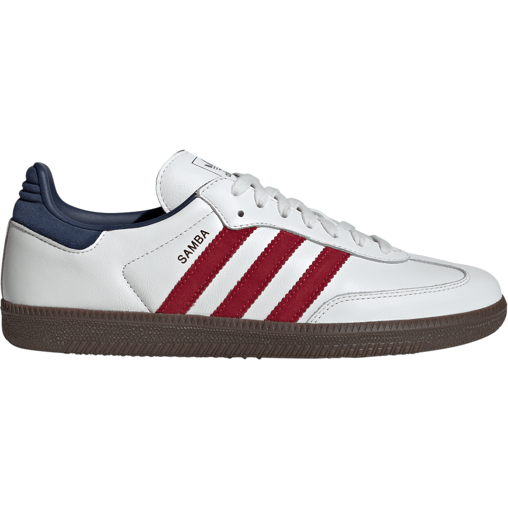 adidas Samba OG - White / Red / Indigo