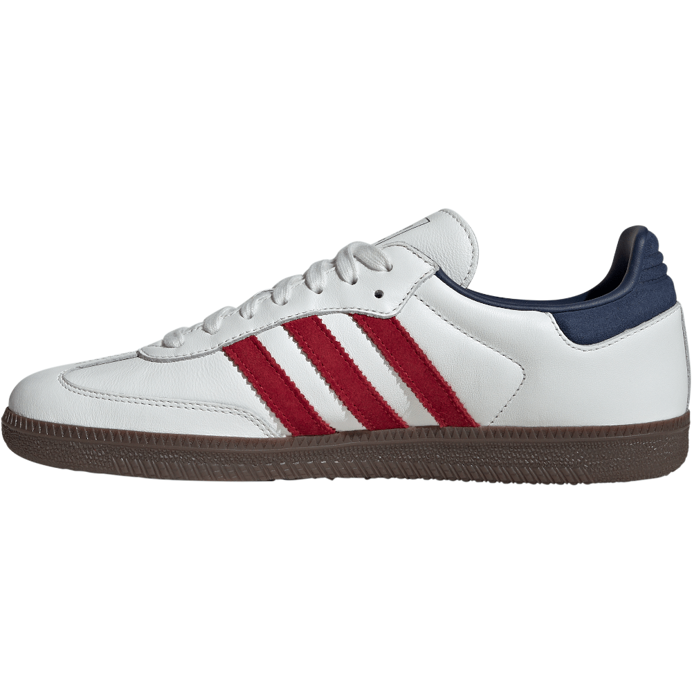 adidas Samba OG - White / Red / Indigo