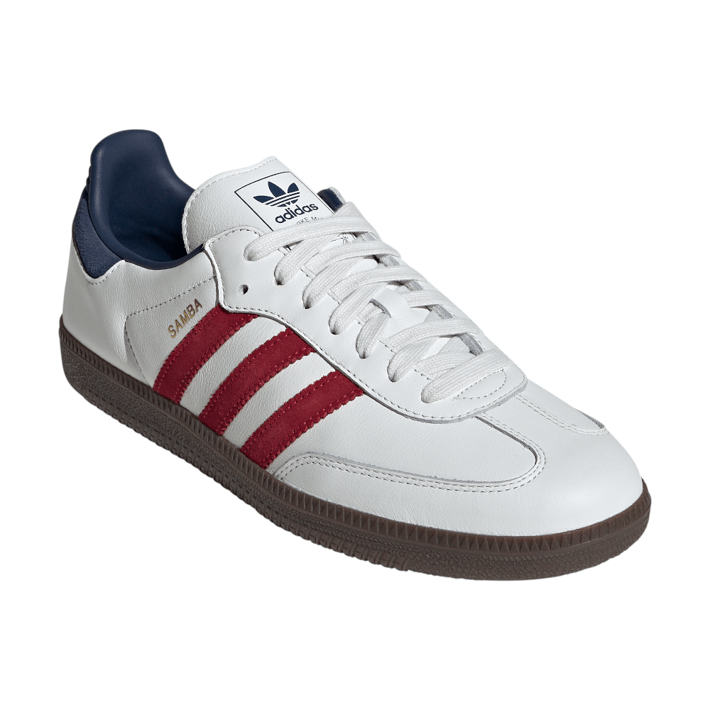 adidas Samba OG - White / Red / Indigo