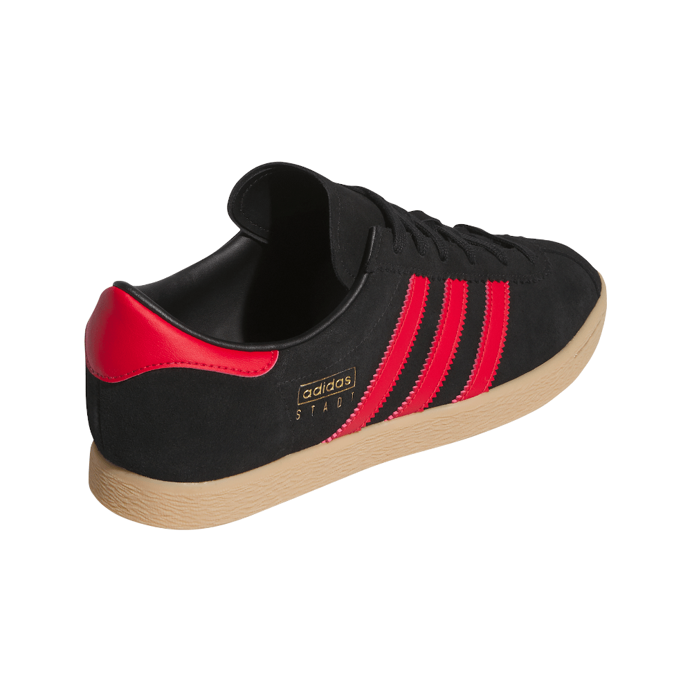 adidas Stadt - Black / Better Scarlet