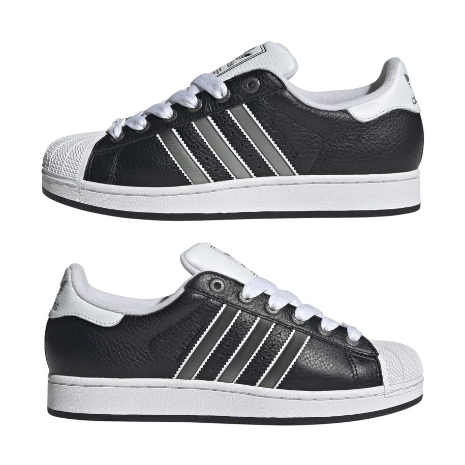 adidas Superstar II - Core Black / Matte Silver / Cloud White