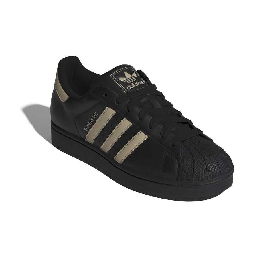 adidas Superstar II - Core Black / Stone Khaki / Core Black