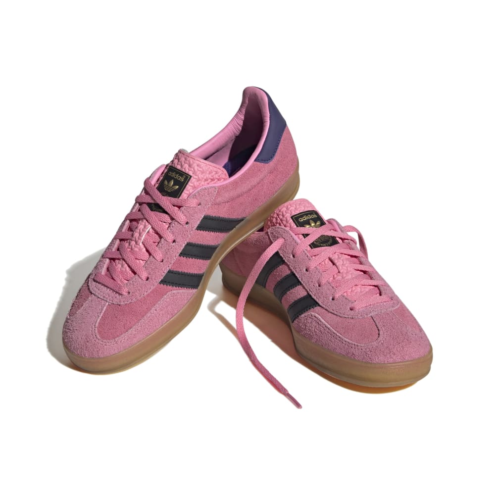 adidas Womens Gazelle Indoor - Bliss Pink / Core Black / Collegiate Purple