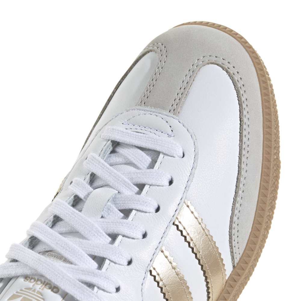 adidas Womens Samba OG - Cloud White / Wonder Gold Met. / Grey One