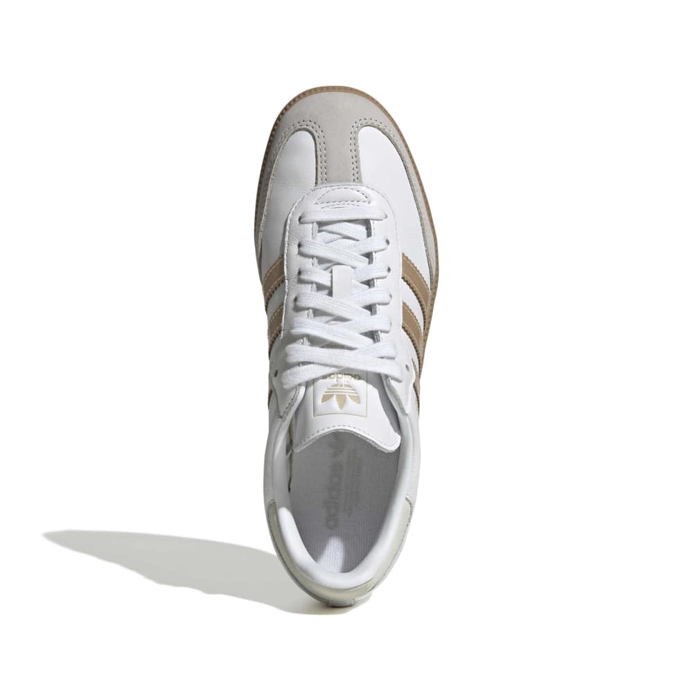 adidas Womens Samba OG - Cloud White / Wonder Gold Met. / Grey One